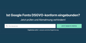 Read more about the article Google Fonts Abmahnung DSGVO – Google Fonts lokal einbinden